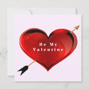 Be My Valentine Note Card