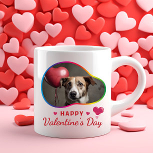 Be My Valentine? - Passionate Embrace Two-Tone Coffee Mug