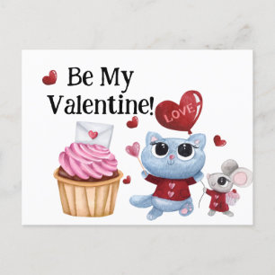 Be My Valentine Postcard
