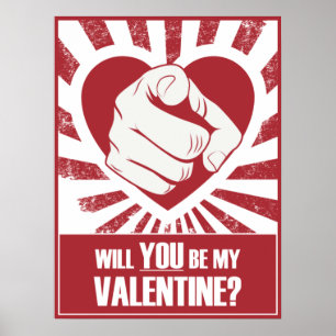 Be My Valentine Poster