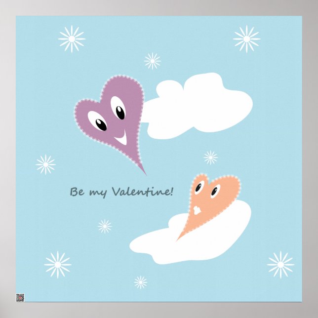 Be my Valentine Poster (Front)
