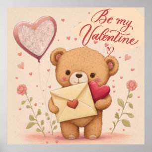 Be my Valentine Poster