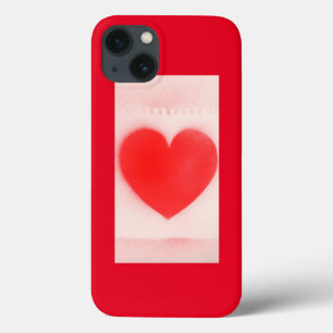 Be my Valentine red heart note Notebook love heart iPhone 13 Case