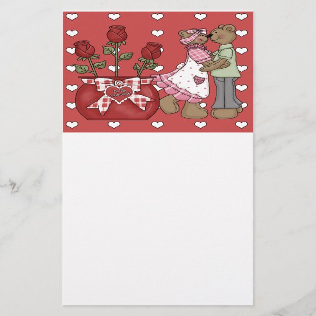 Be My Valentine! Stationery (Front)