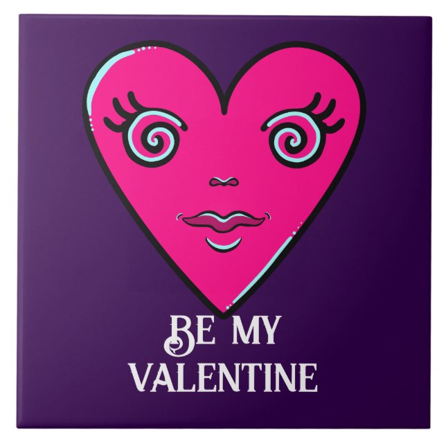 Be My Valentine Tile (Front)