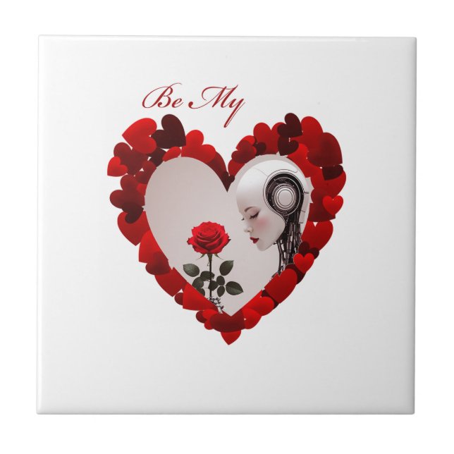 Be My Valentine ❤️ Tile (Front)