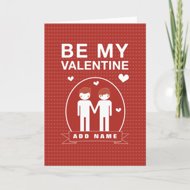 Be my Valentine - Valentine's Day card (Front)