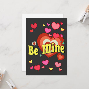 Be my valentine Valentine's Day Card