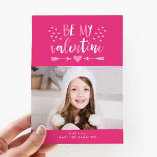 Be My Valentine Valentine's Day Photo Card