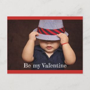 Be my Valentine   Valentine's Day Photo Postcard