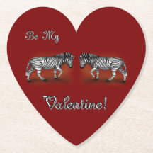 "Be My Valentine! Zebras"