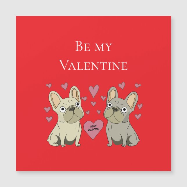 Be my Valentines, dogs (Front)