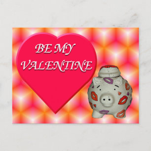 Be My Valetine Postcard