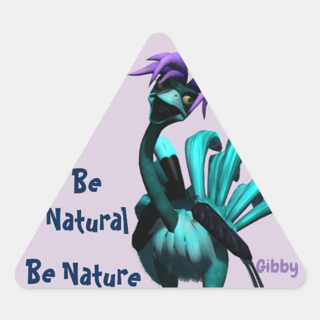 Be Natural Stickers (Front)