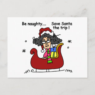 Be Naughty Postcard