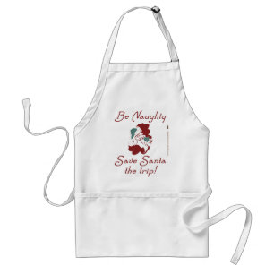 Be Naughty Santa Standard Apron