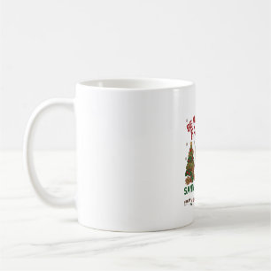 Be Nice Farmer Santa Christmas Farm Animals Coffee Mug