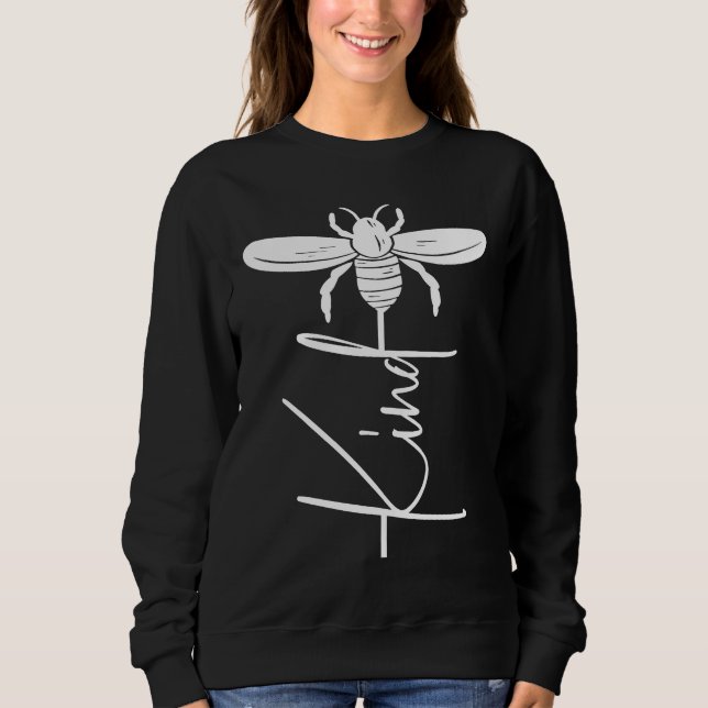 Be nice honey bee swarm sweatshirt (Front)