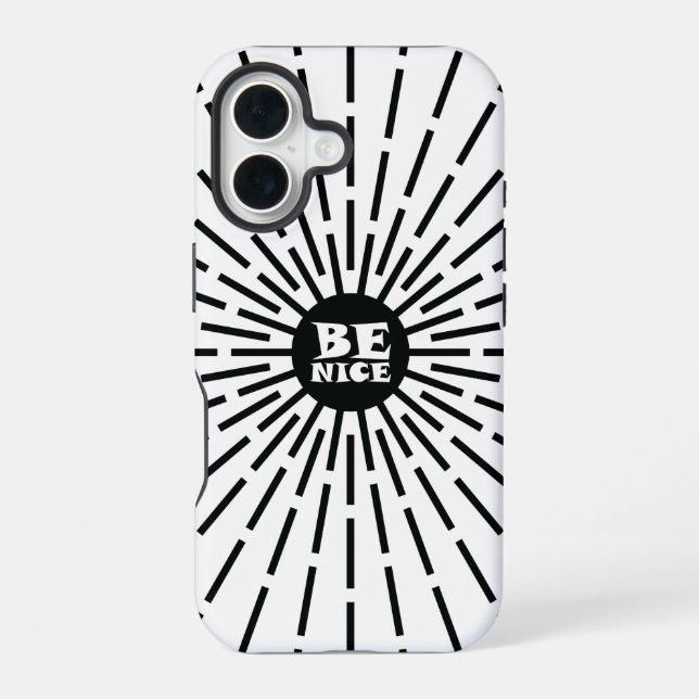 Be Nice iPhone 16 Case (Back)