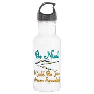 Be Nice - Nurse Humour 532 Ml Water Bottle