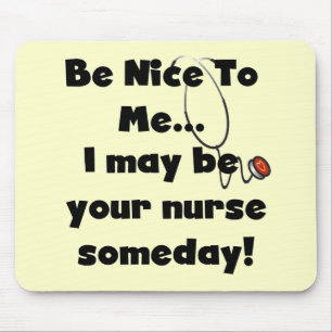 Be Nice Nurse Tshirts and Gifts Mouse Mat