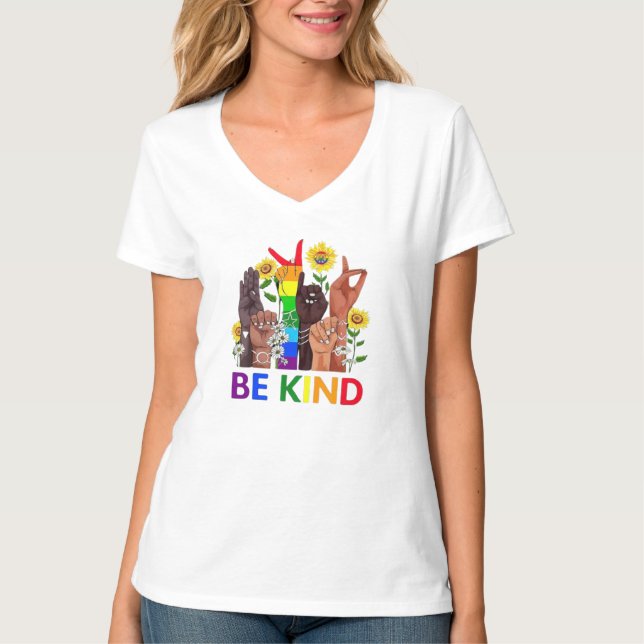 Be Nice Short Sleeve T-Shirt (Front)