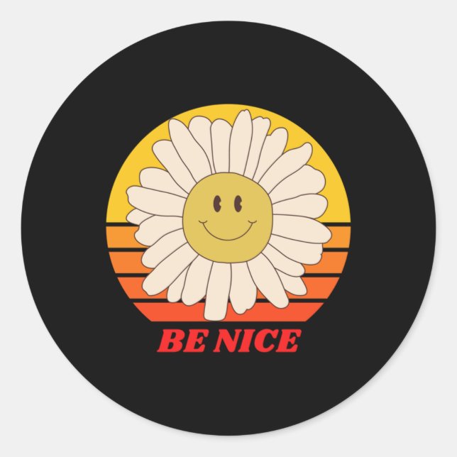 Be Nice Sticker  (Front)