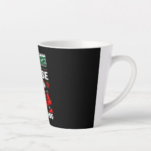 Be Nice To The Nurse Santa Is Watching Latte Mug
