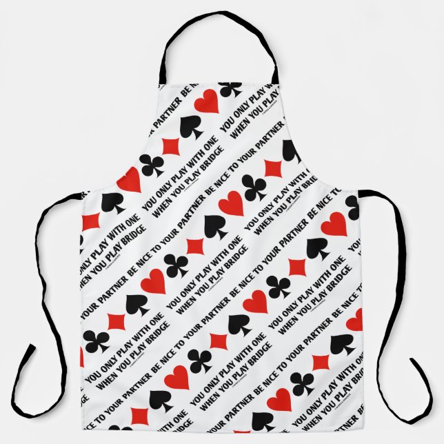 Be Nice To Your Partner You Only Play With One Apron (Front)