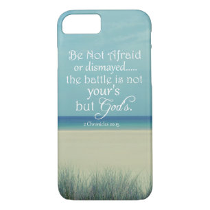 Be Not Afraid Bible Verse iPhone 8/7 Case