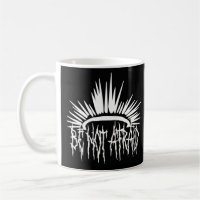 Be Not Afraid Metal Font Christian Gothic