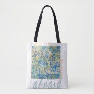 Be Not Afraid over the shoulder tote Bag