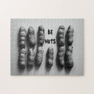 "Be Nuts" Peanut Art Photograph Jigsaw Puzzle
