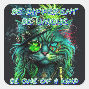 Be one of a kind square sticker