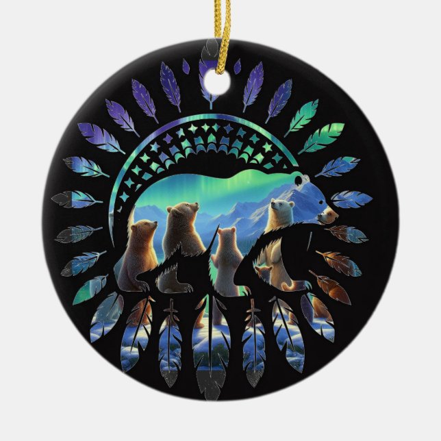 Be One with Nature  Ceramic Tree Decoration (Front)