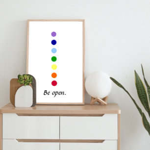 Be Open - Chakra Poster