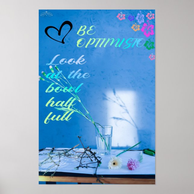 be optimistic. New Year.  Poster (Front)