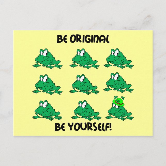 Be original Irish frog Postcard (Front)