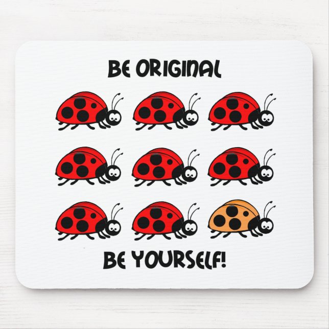 Be original ladybug mouse mat (Front)