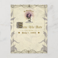 Be Our Guest Enchanted Rose Vintage Save the Date
