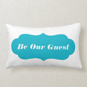 Be Our Guest (Or Custom Text) Lumbar Cushion