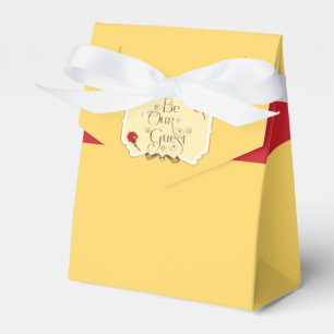 BE OUR GUEST Red Rose Birthday Party Favour Boxes