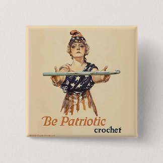 Be Patriotic: Crochet - button