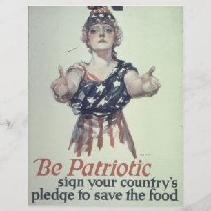 Be Patriotic Scrapbook Paper