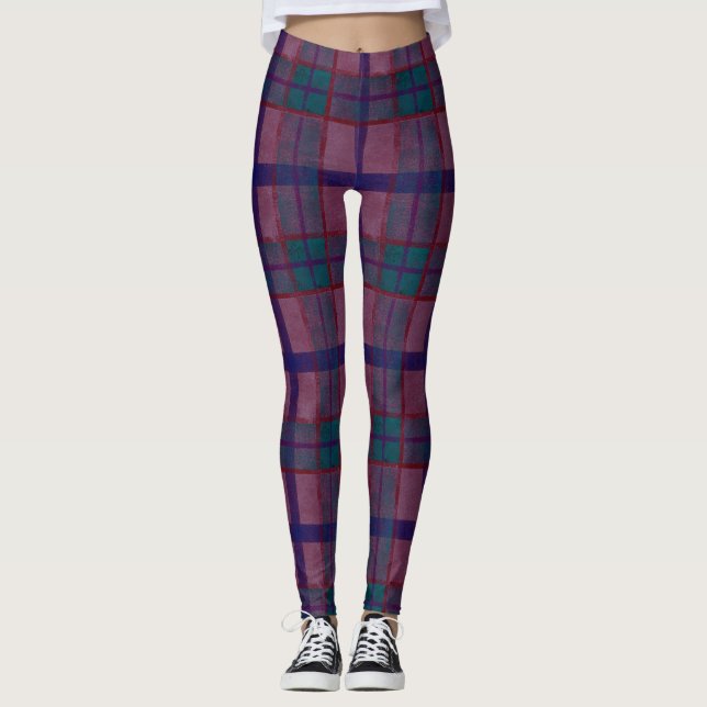 Be Plaid About it Leggings (Front)