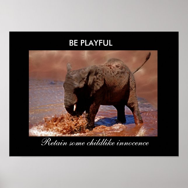 BE PLAYFUL POSTER (Front)