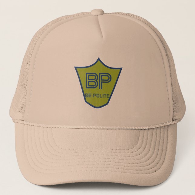 Be polite trucker hat (Front)