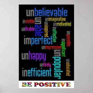 Be Positive Poster