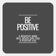 Be Positive Sticker Sheet 
