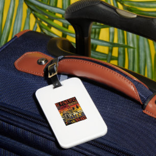 Be Powerful Beautiful Brilliant Halloween Mushroom Luggage Tag